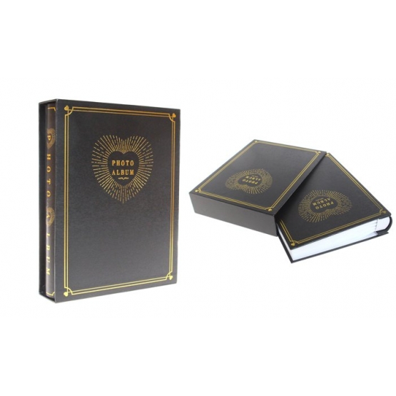 Fotóalbum 200 fényképhez fekete, típus F