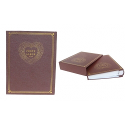 Fotóalbum 200 fényképhez barna