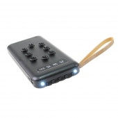 Powerbank 4 az 1-ben 20 000 mAh tapadókoronggal fekete