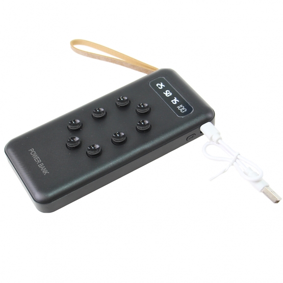 Powerbank 4 az 1-ben 20 000 mAh tapadókoronggal fekete
