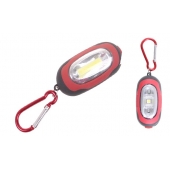 LED ZSEBLÁMPA KARABINERREL PIROS