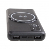 Gyorstöltő powerbank 20000mAh fekete