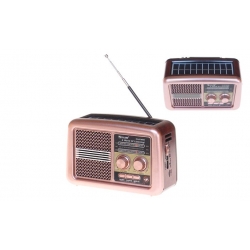 Hangszóró retro rádió BT3500S rózsaszín