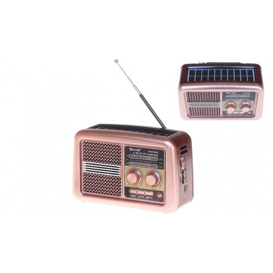 Hangszóró retro rádió BT3500S rózsaszín