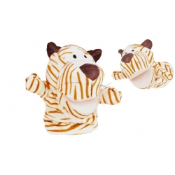 Plüss kesztyűbáb tigris