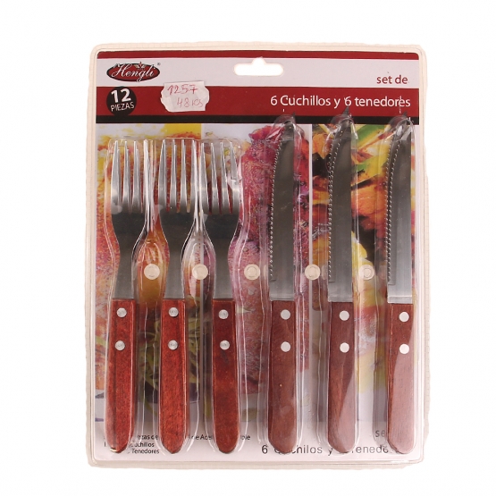 Steak evőeszköz 12 db-os készlet