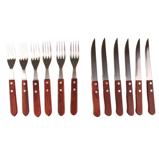 Steak evőeszköz 12 db-os készlet