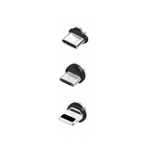 MÁGNESES USB KÁBEL ZR009 FEKETE