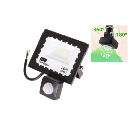 LED reflektor mozgásérzékelővel 20 W