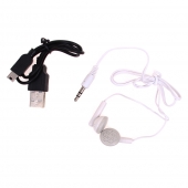 MINI MP3 LEJÁTSZÓ KIJELZŐVEL EZÜST