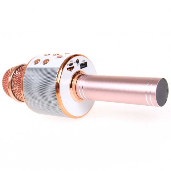 WS-858 Karaoké mikrofon rosegold