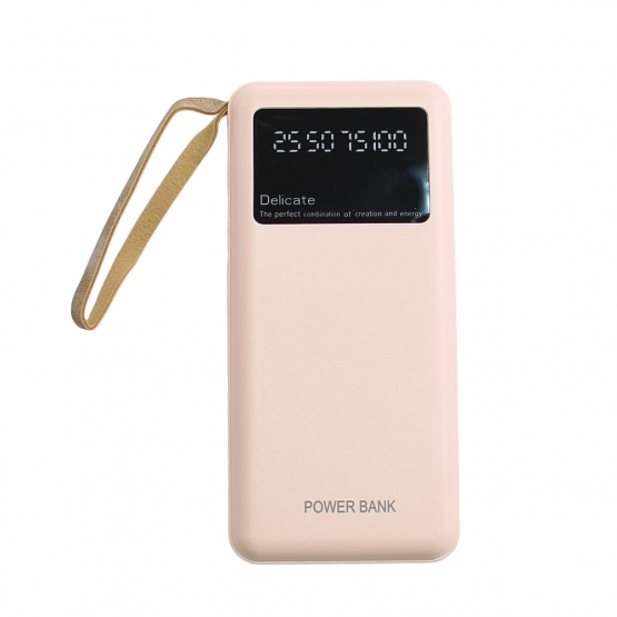 Powerbank 4 az 1-ben 20 000 mAh rózsaszín
