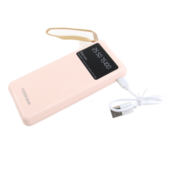 Powerbank 4 az 1-ben 20 000 mAh rózsaszín