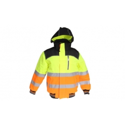 Téli dzseki WINTER PARKA narancsszín-sárga XS