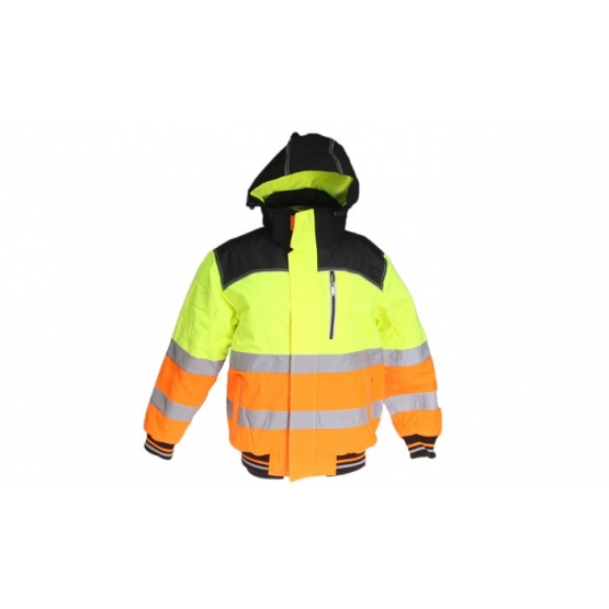 Téli dzseki WINTER PARKA narancsszín-sárga XS