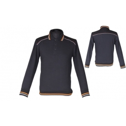 Polo pulóver KNOXFIELD narancssárga, méret: XS
