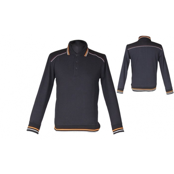 Polo pulóver KNOXFIELD narancssárga, méret: XS