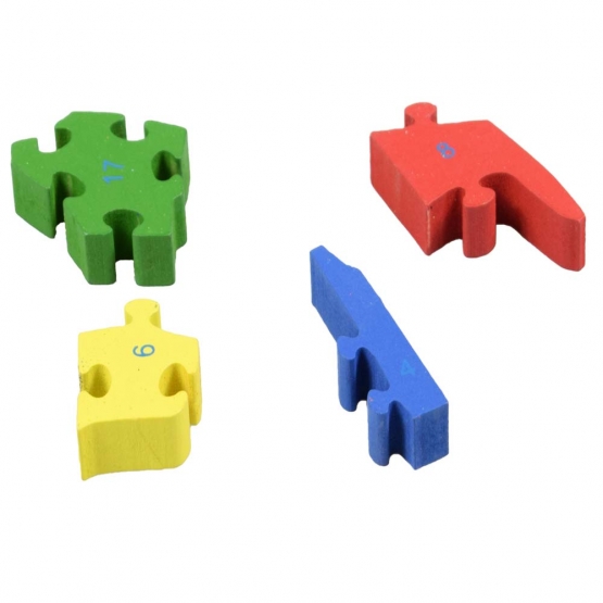 Oktató fa puzzle oroszlán var.1