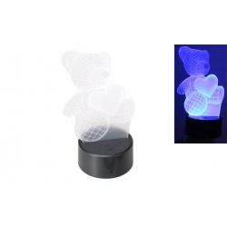 3D mackó lámpa