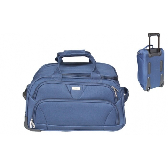 Gurulós utazótáska MRZM kék, nagyméretű