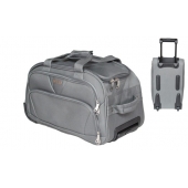 Gurulós utazótáska MRZM szürke, nagyméretű