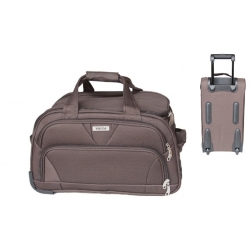 Gurulós utazótáska MRZM sötétbarna, nagyméretű