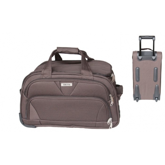 Gurulós utazótáska MRZM sötétbarna, nagyméretű