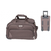 Gurulós utazótáska MRZM sötétbarna, nagyméretű
