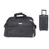 Gurulós utazótáska MRZM fekete, nagyméretű
