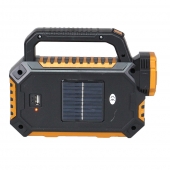 HS-8029 hordozható napelemes lámpa, 1. változat, sárga