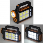 HS-8029 hordozható napelemes lámpa, 1. változat, sárga