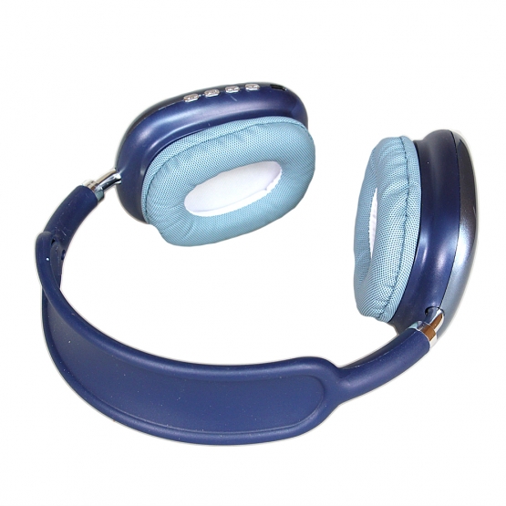 Vezeték nélküli fejhallgató P9 kék Vezeték nélküli fejhallgató P9 kék