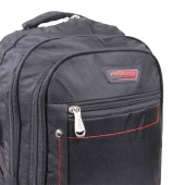 Fekete hátizsák, tele iskolaszerekkel B típus Fekete hátizsák, tele iskolaszerekkel B típus