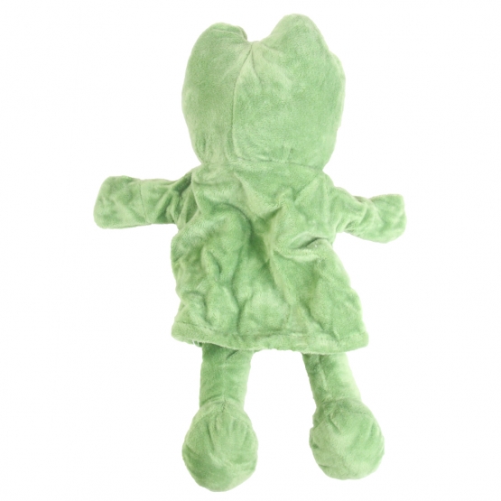 Plüss kesztyűbáb lábakkal béka Plüss kesztyűbáb lábakkal béka