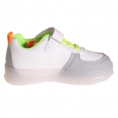 Világító gyerek tornacipő, háromszínű, szürke Világító gyerek tornacipő, háromszínű, szürke