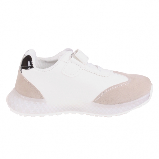 Gyerek világító tornacipő orral csíkok, fekete Gyerek világító tornacipő orral csíkok, fekete