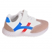 Gyerek világító tornacipő orral kék-piros var.1 Gyerek világító tornacipő orral kék-piros var.1