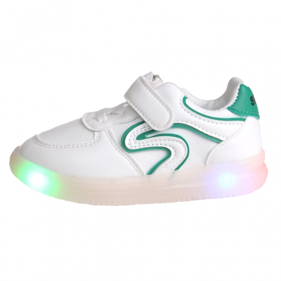 Gyerek világító tornacipő Sport zöld Gyerek világító tornacipő Sport zöld