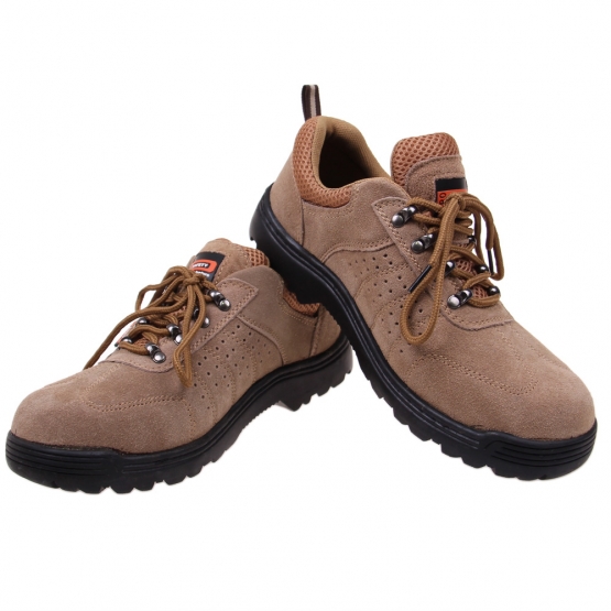 Bőr munkacipő bézs szinű, méret 44 Bőr munkacipő bézs szinű, méret 44