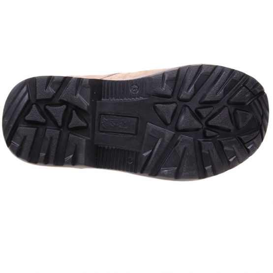 Bőr munkacipő bézs szinű, méret 44 Bőr munkacipő bézs szinű, méret 44