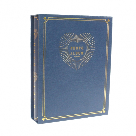 Fotóalbum 200 fényképhez kék Fotóalbum 200 fényképhez kék