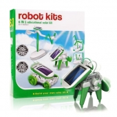 SOLAR ROBOT KITS 6 AZ 1-BEN- ZÖLD