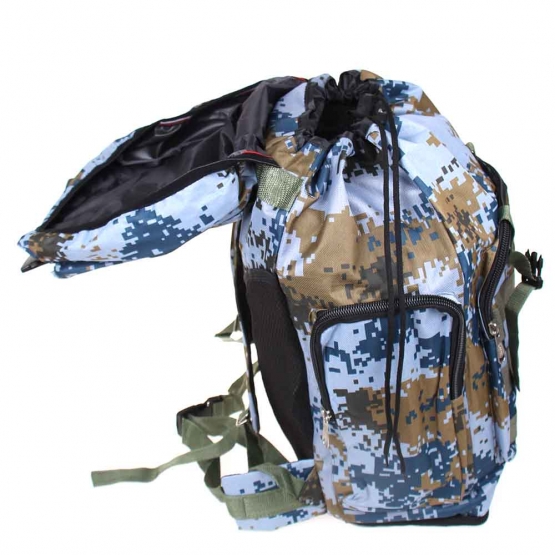 Terepmintás hátizsák 50 l világoskék Terepmintás hátizsák 50 l világoskék