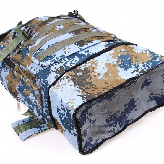 Terepmintás hátizsák 50 l világoskék Terepmintás hátizsák 50 l világoskék