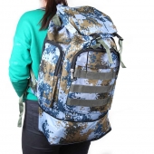 Terepmintás hátizsák 50 l világoskék Terepmintás hátizsák 50 l világoskék