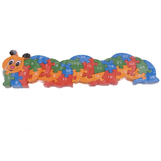 Oktató fa puzzle hernyó Oktató fa puzzle hernyó