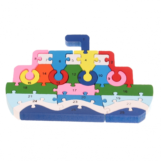 OKTATÓ FA PUZZLE HAJÓ OKTATÓ FA PUZZLE HAJÓ