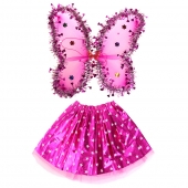 Pillangó jelmez lila