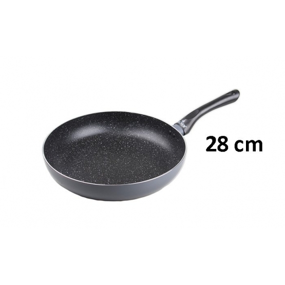 Szürke márvány bevonatú serpenyő 28 cm