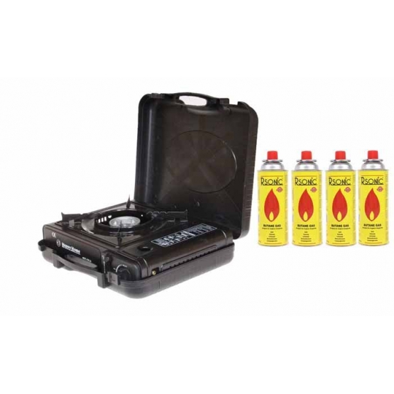 RSONIC gázfőző + 4 db gázpatron